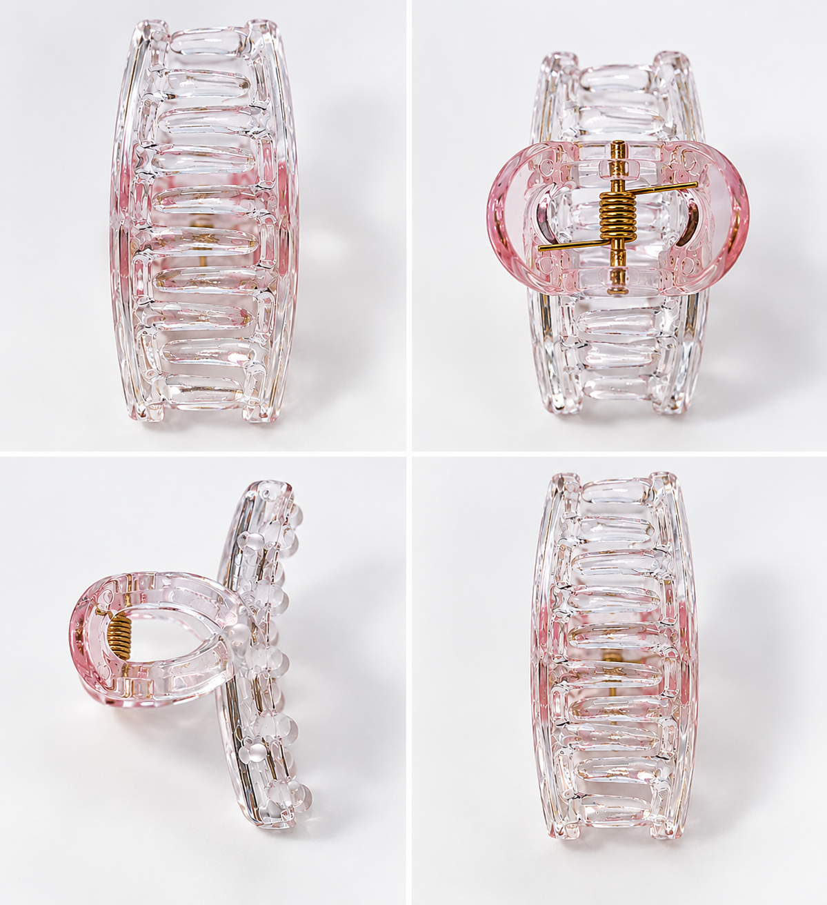 Clear Tint Hair Claw Clip