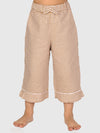 Brown Gingham Check Night Suit