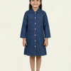 Denim Shirt Dress, Button-Down