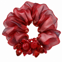 Shimmer Blossom Scrunchie