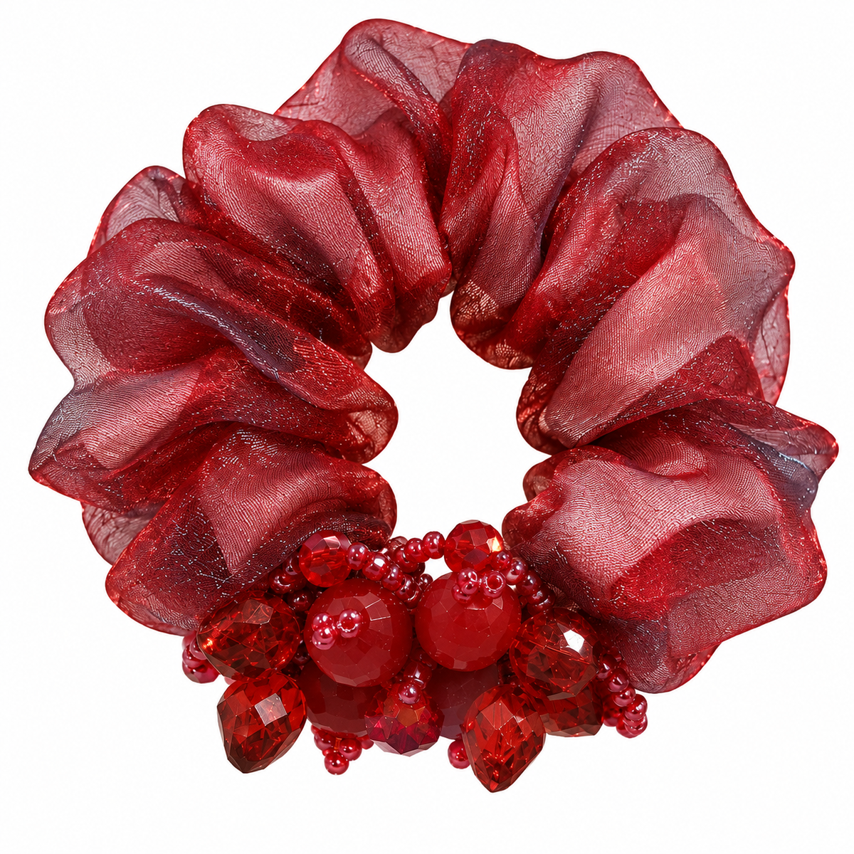 Shimmer Blossom Scrunchie
