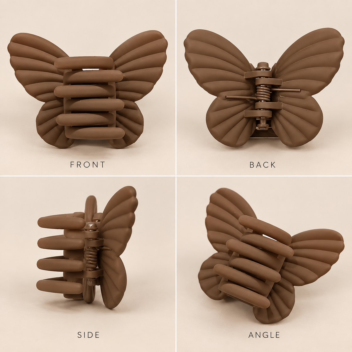 Matte Butterfly Claw Clip