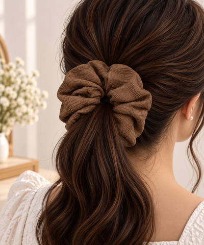 Everyday Textured Scrunchie