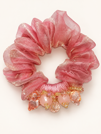 Shimmer Blossom Scrunchie