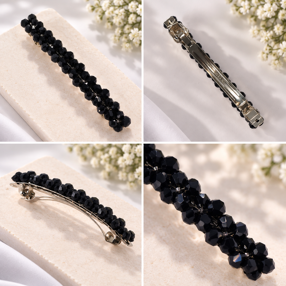 Beaded Sparkle Barrette