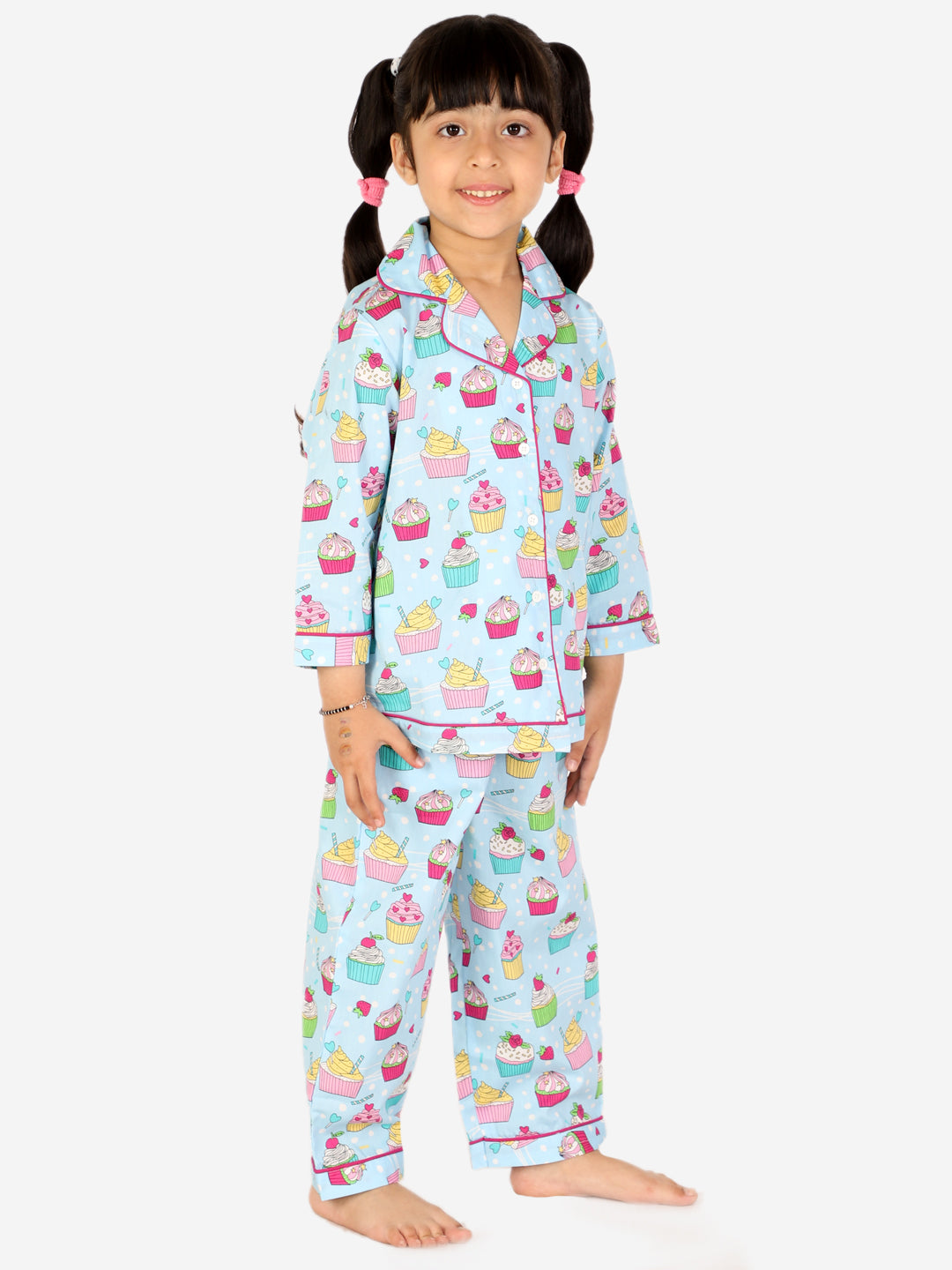 Cupcake Print Night Suit