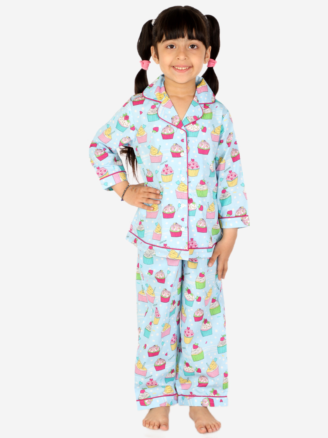 Cupcake Print Night Suit