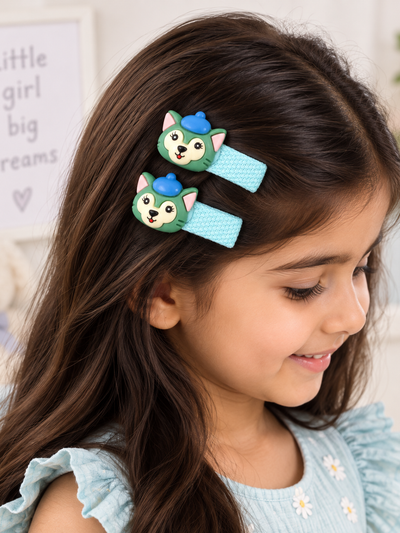Little Animal Charm Hair Clips — Set of 2