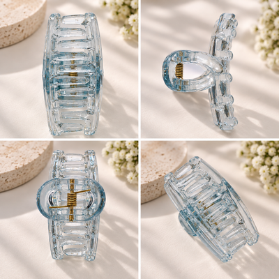 Clear Tint Hair Claw Clip