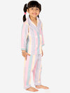 Barcode Stripes Night Suit