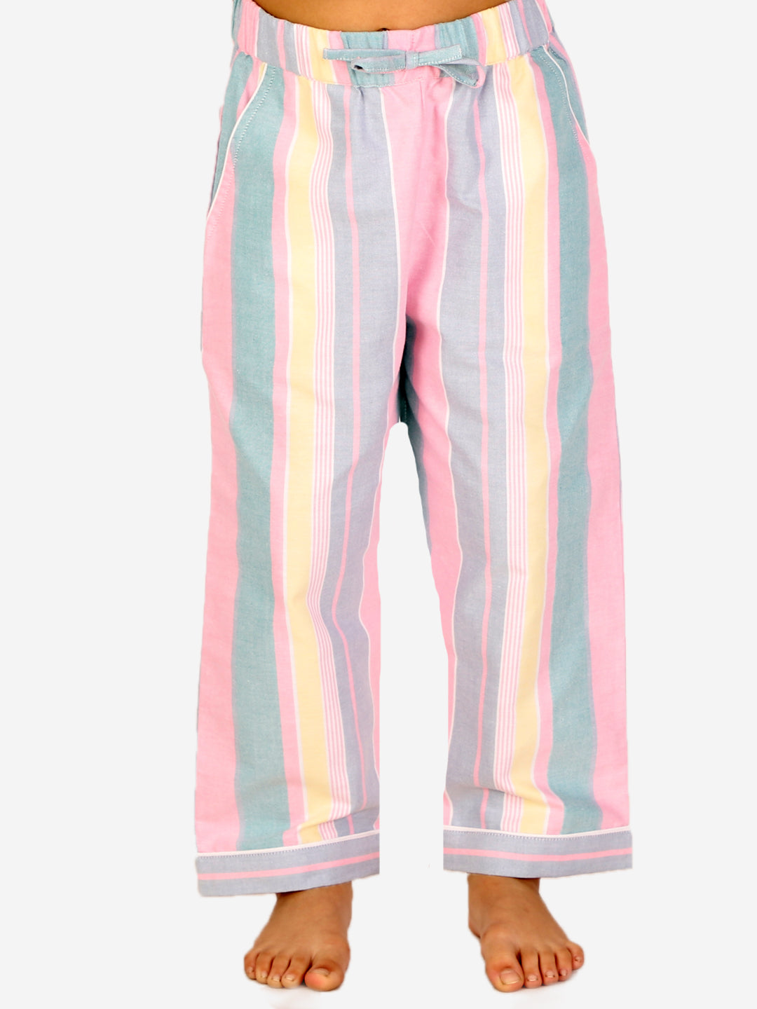 Barcode Stripes Night Suit