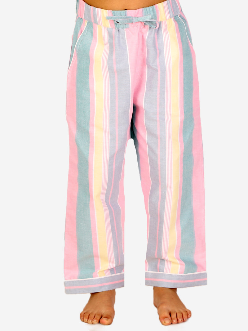 Barcode Stripes Night Suit