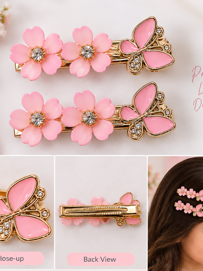 Daisy Trio Hair Clips — Set of 2