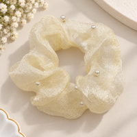 Pearl Sprinkle Sheer Scrunchie