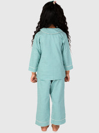 Green Gingham Check Night Suit