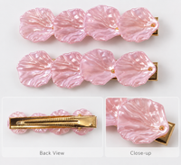 Lustre Circle Hair Clips — Set of 2
