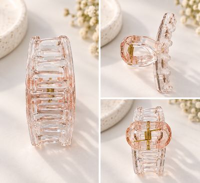 Clear Tint Hair Claw Clip