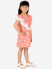 Moira Orange Flower Kids Dress