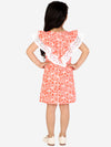 Moira Orange Flower Kids Dress