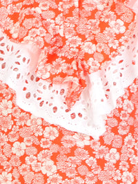 Moira Orange Flower Kids Dress