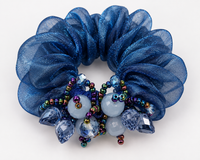 Shimmer Blossom Scrunchie