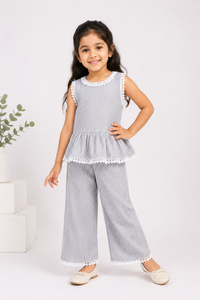 Midnight Lines Stripe Co-ord Set