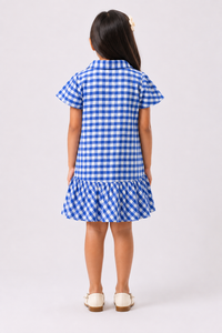 Bluebell Check Flannel Dress
