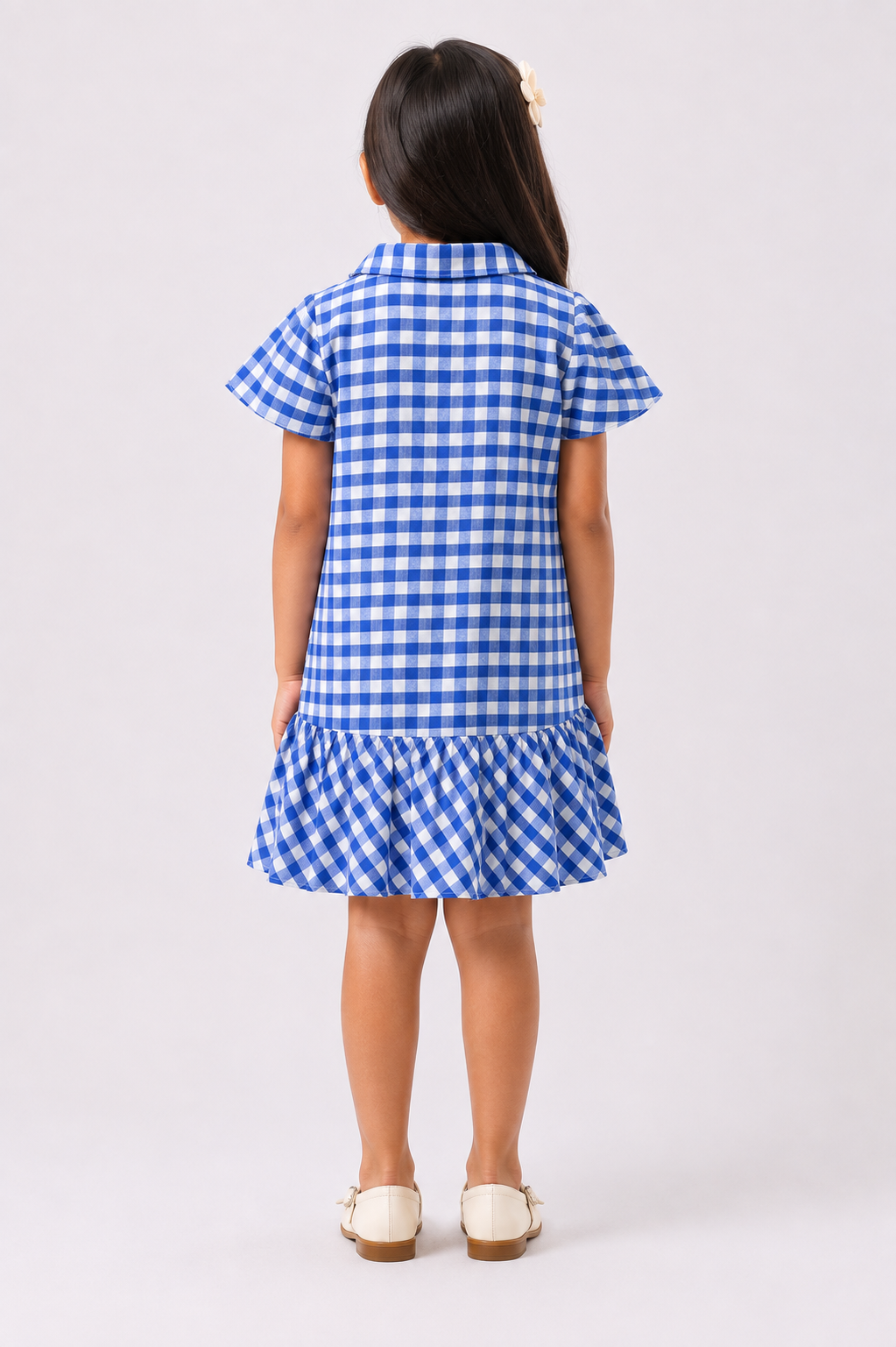 Bluebell Check Flannel Dress