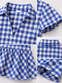 Bluebell Check Flannel Dress