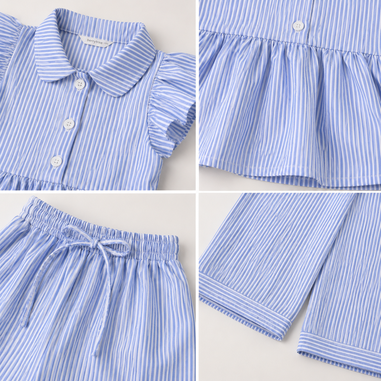 Skyline Stripe Blue Co-ord Set