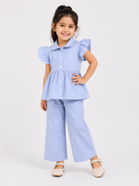 Skyline Stripe Blue Co-ord Set