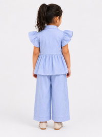 Skyline Stripe Blue Co-ord Set