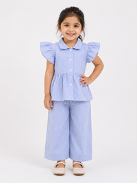 Skyline Stripe Blue Co-ord Set