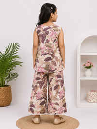 Blush Pearl Printed Shirt Dress