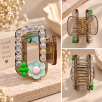 Daisy Sparkle Frame Claw Clip