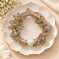 Single Pearl Sheer Hair Tie