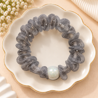 Single Pearl Sheer Hair Tie