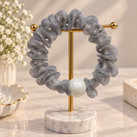 Single Pearl Sheer Hair Tie
