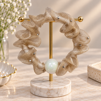 Single Pearl Sheer Hair Tie