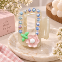 Daisy Sparkle Frame Claw Clip