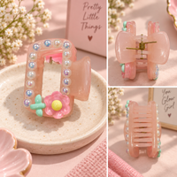 Daisy Sparkle Frame Claw Clip