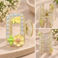 Daisy Sparkle Frame Claw Clip