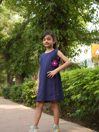 Indigo Bloom Dress