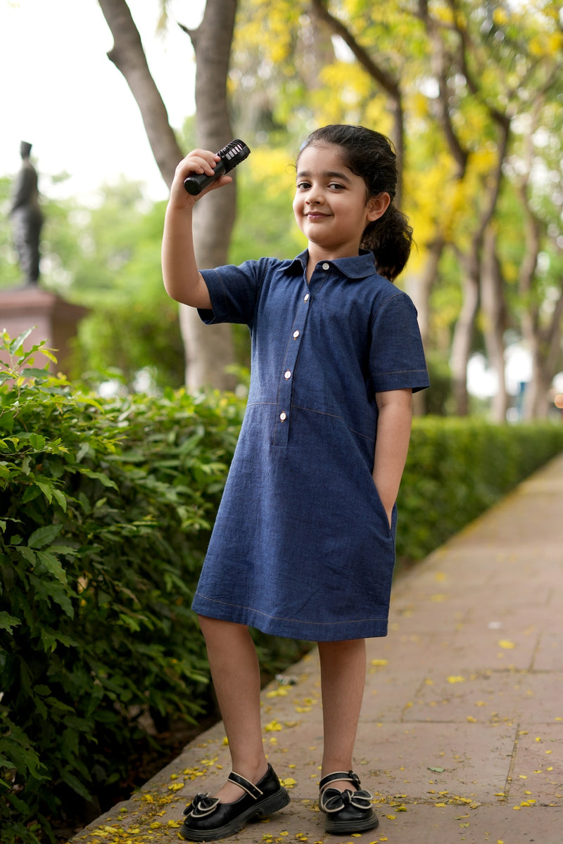 Denim Shirt Dress