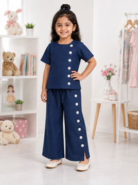 Denim Days Front-Button Co-ord Set