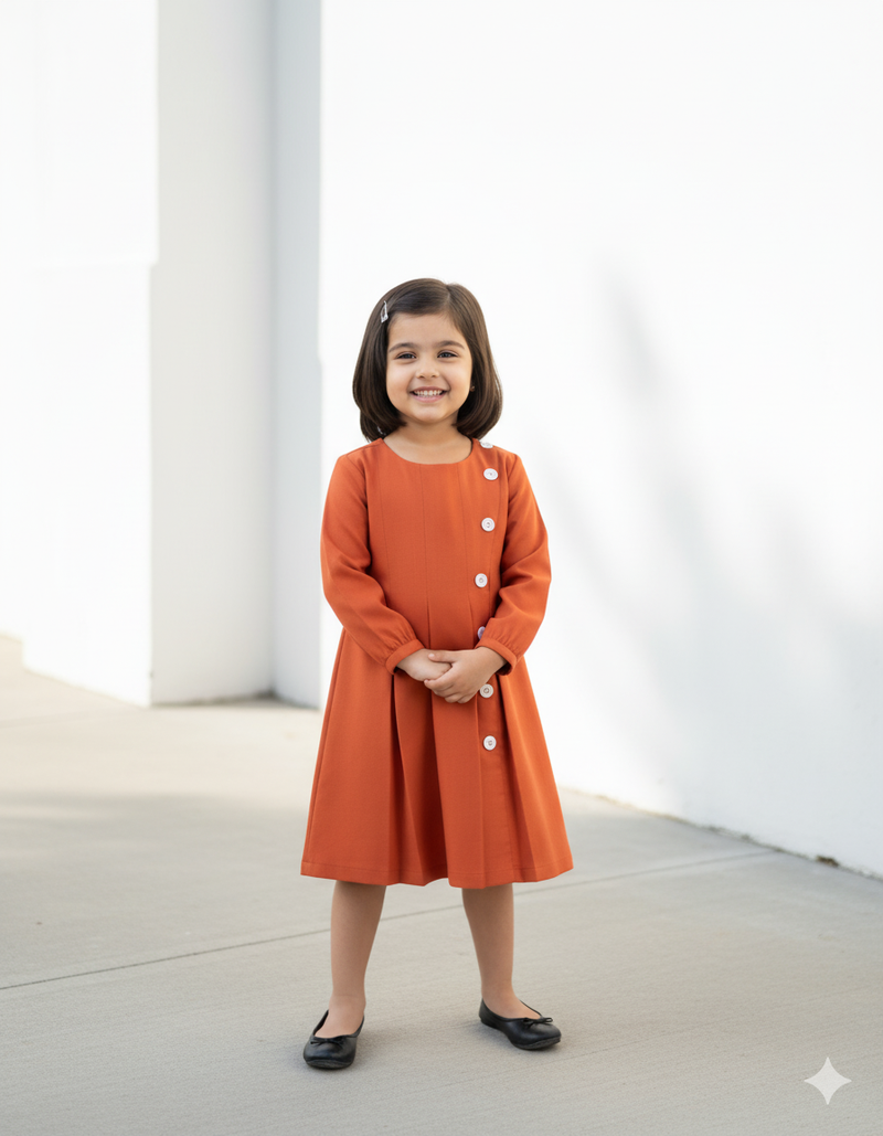 The Autumn Bloom A-Line Dress