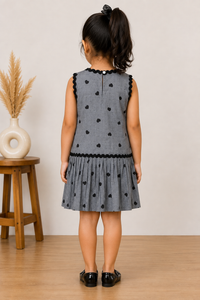 Heartfelt Noir Grey Dress