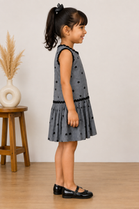 Heartfelt Noir Grey Dress