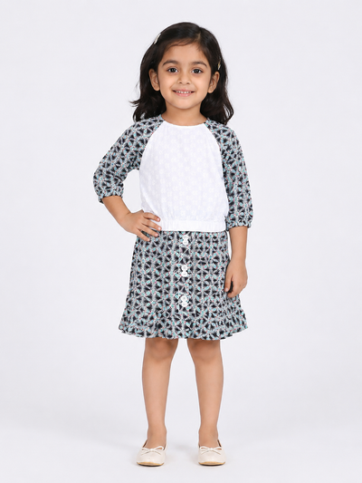 Serena Reglan Jumper top & Skirt co-ord Set