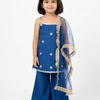 Starfall Navy Blue Kids' Top Sharara Set